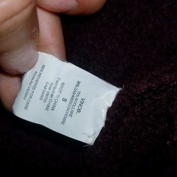 🌸 Vince | Chunky Knit Hood Sweater, size Small - Picture 5 of 11